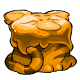 Oh dear, it looks like someone tried to make a cake shaped like a Kougra but the face went a little wrong...