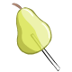 All the delicious taste of pear on a stick!