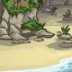 Pedaço do Mapa da Praia Esquecida de Neopets