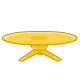 This table is oddly transparent and will become a real talking piece at any party.
