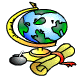 Teach your Neopet all about Neopia on this globe and map set.