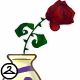 Dying Rose in a Vase