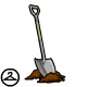 Hmm... it looks like this shovel has been recently used.