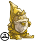 Golden Undead Lawn Gnome