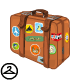 Show everyone how well-traveled you are with this suitcase full of travel stickers!