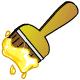 Golden Paint Brush