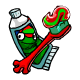 Christmas Quiggle Toothpaste