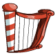 Candy Cane Harp