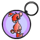 This plastic keyring features one
of the many cute Neopets on offer.  Try and collect the set!