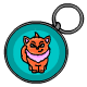 Red Wocky Keyring