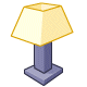 Compact, yet amazingly bright.  This lamp will brighten your room without making a statement.