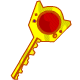 This magic key may be of use to you in your future travels. Nobody can be sure which particular door it unlocks...