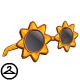 Keep the sun out of your eyes with these sun glasses! Get it?