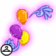 Cute little balloons just for your face! This NC item was awarded during the Fivetastic Birthday Celebration.