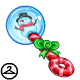 Shake the snow around in this adorable rattle! This item is only wearable by Neopets painted Baby. If your Neopet is not painted Baby, it will not be able to wear this NC item.