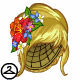 Blonde Tropical Flower Wig