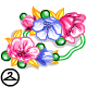 Prettify any outfit with this dainty floral corsage. This was an NC prize for visiting the Legends of Altador during Altador Cup XIII.