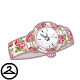 Flower Print Watch