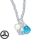 Glittering Snow Necklace