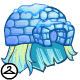 A splendid wig for the winter topped with a fantastic igloo hat! This NC item was given out as a prize for hanging up a stocking during Stocking Stufftacular.