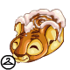 A cinnamon roll in the shape of a Kougra?! So cute! This item was exclusively awarded through a virtual prize code.