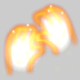 Hands of Fiery Energy