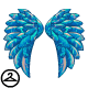 Look how gorgeous these wings are! They sure are spe-shell! This item is only wearable by Neopets painted Maraquan. If your Neopet is not painted Maraquan, it will not be able to wear this NC item.