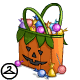 What a successful evening of trick-or-treating! This item is only wearable by Neopets painted Mutant. If your Neopet is not painted Mutant, it will not be able to wear this NC item.