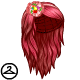 Dyeworks Red: Mutant Negg Flower Wig