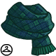 This scarf is extra plaid! This NC item was obtained through Dyeworks.