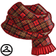 Dyeworks Red: Extra Plaid Scarf