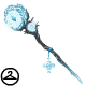 Brrrr! This stunning frost staff is cold to the touch!