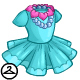 This dress look just like the one worn by the Aisha at the Accessories Shop. This NC item was obtained through Dyeworks.