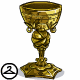 The perfect goblet to drink out of while watching your favourite team play Yooyuball! This was an NC prize for visiting the VIP Lounge during Altador Cup VII.
