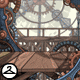 Inside a Clock Tower Background