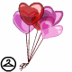 Shiny Bunch of Heart Balloons