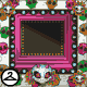 Sugar Skull Frame Background