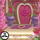 Get surrounded by hearts on this endearing porch. This prize was awarded through the Lovestruck daily in Y16.