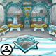 Everyone will know which Altador Cup team you support when they visit this locker room!