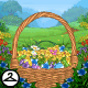 Your baby will feel right at home hidden among the flowers and Neggs. This item is best suited for Neopets painted Baby.