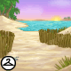 Quiet Beach Path Background