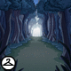 Dusky Forest Path Background