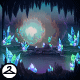 Crystalline Cave Background