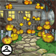 Jack-o-Lantern House Background