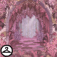 Dyeworks Pink: Mystical Forest Entryway Background