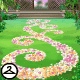 Pathway of Petals Background