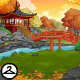 Shenkuu in Autumn Background