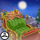 Premium Collectible: Sleigh Over Neopia Background