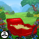 Red Wagon Background