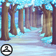 Frozen Glade Background